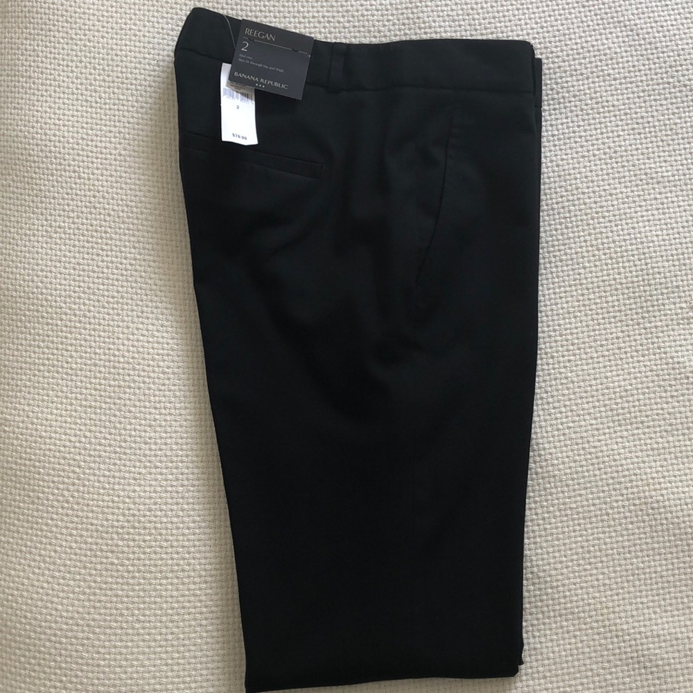 NWT Banana Republic Black pants. Size 2.